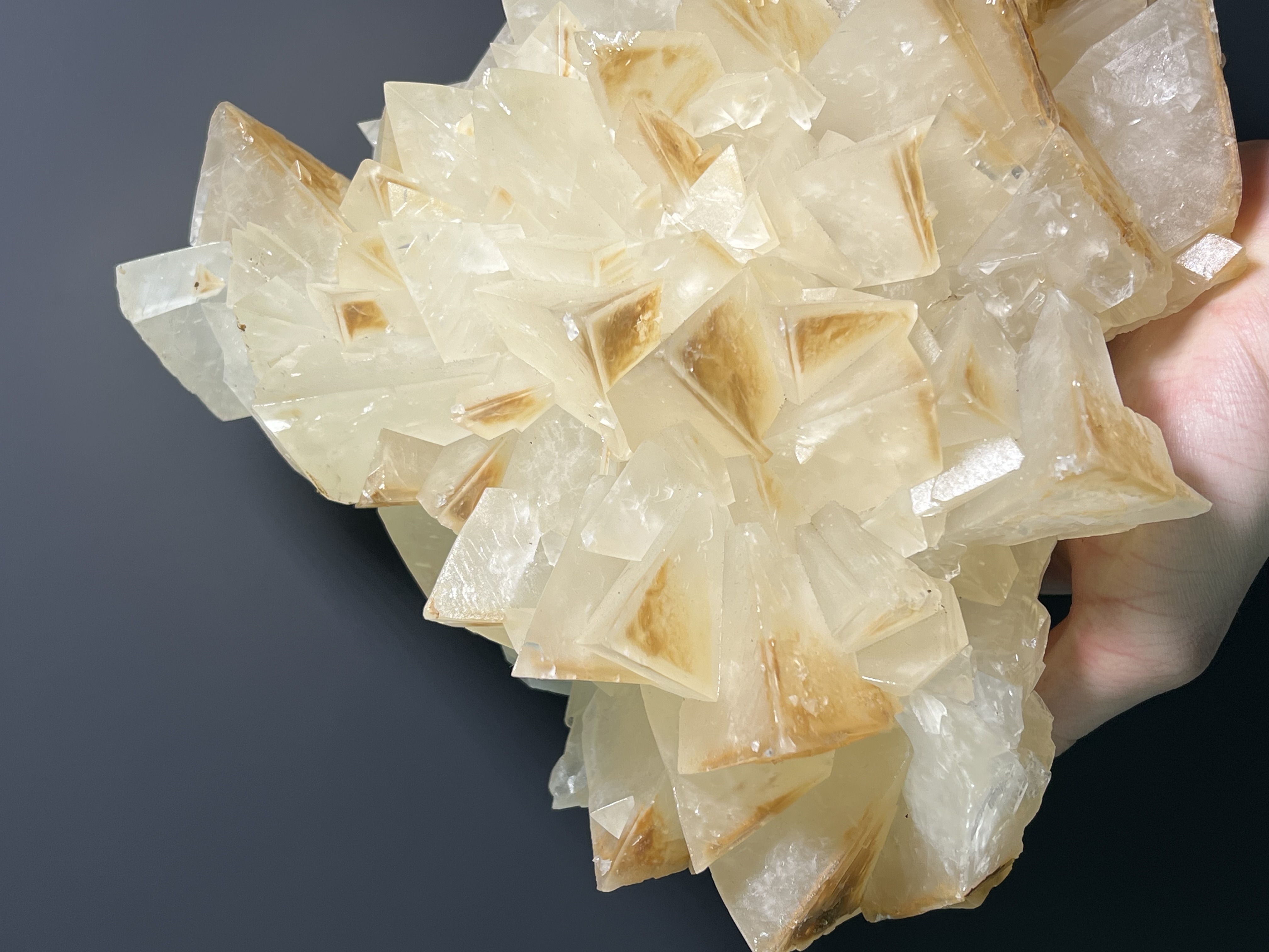 Large Size Special Yellow Crystal Calcite, 6,1kg