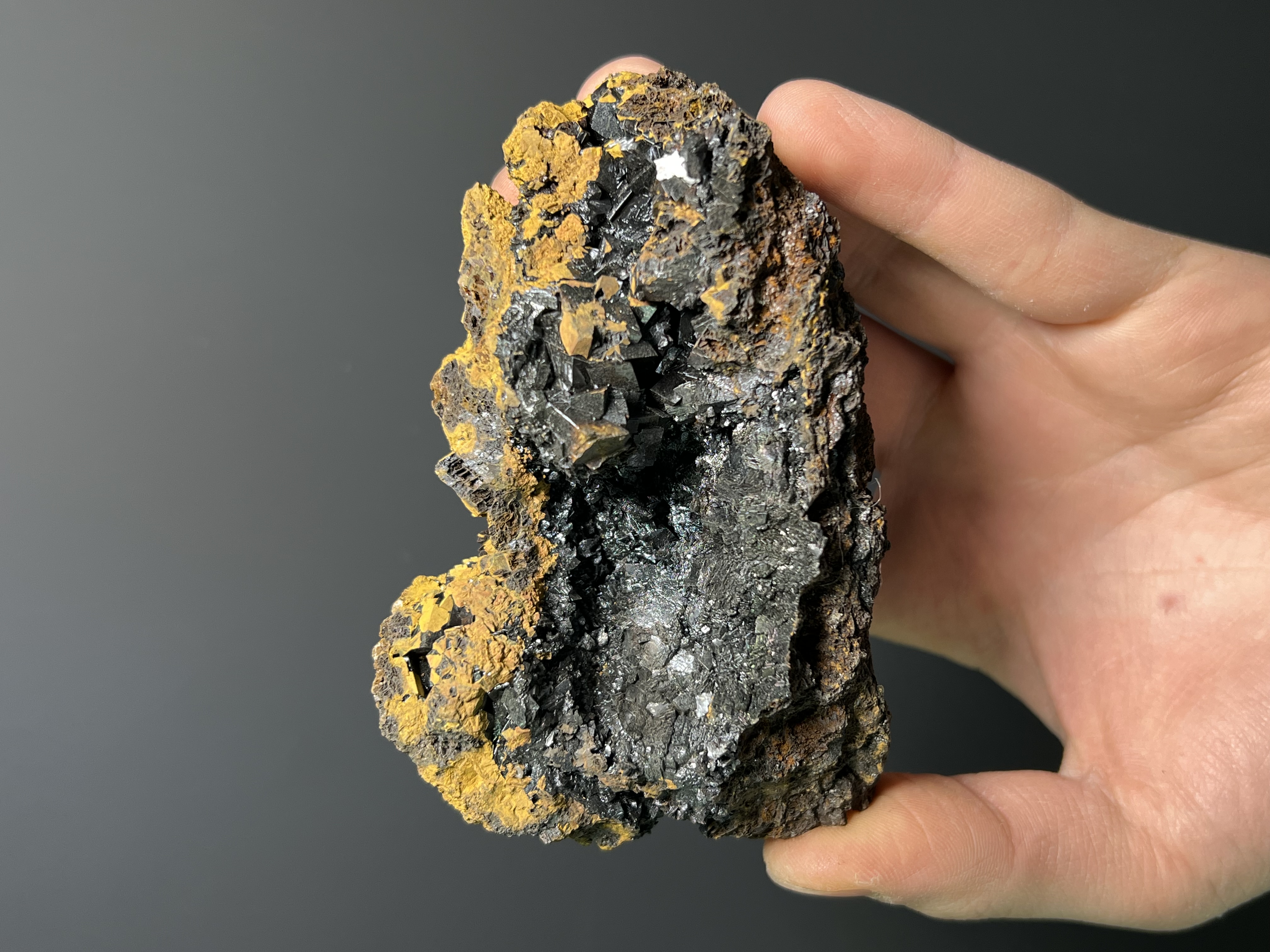 Very Unique, Limonite With Iron Siderite Specimen, 278gram 