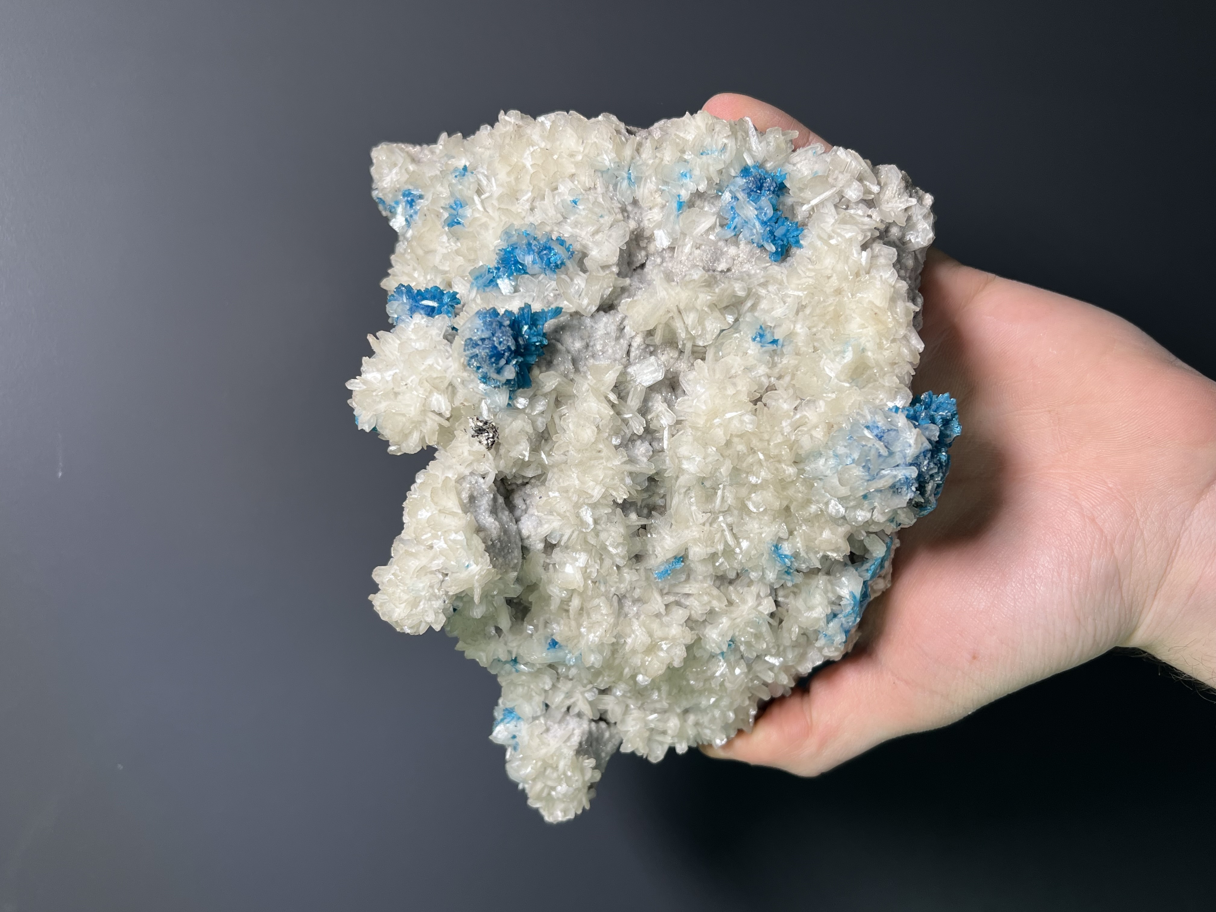 Museum Grade, Cavansite On Stilbite Specimen, 1,7kg