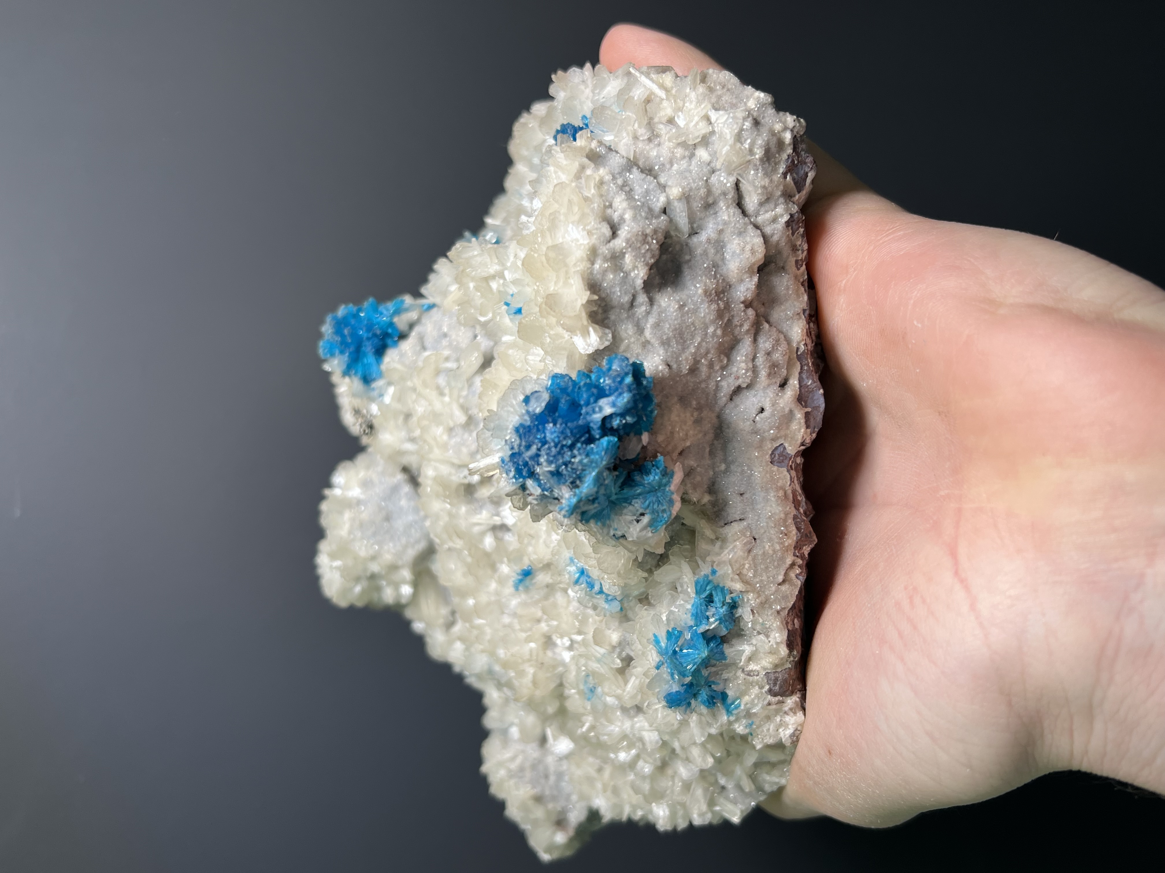 Museum Grade, Cavansite On Stilbite Specimen, 1,7kg
