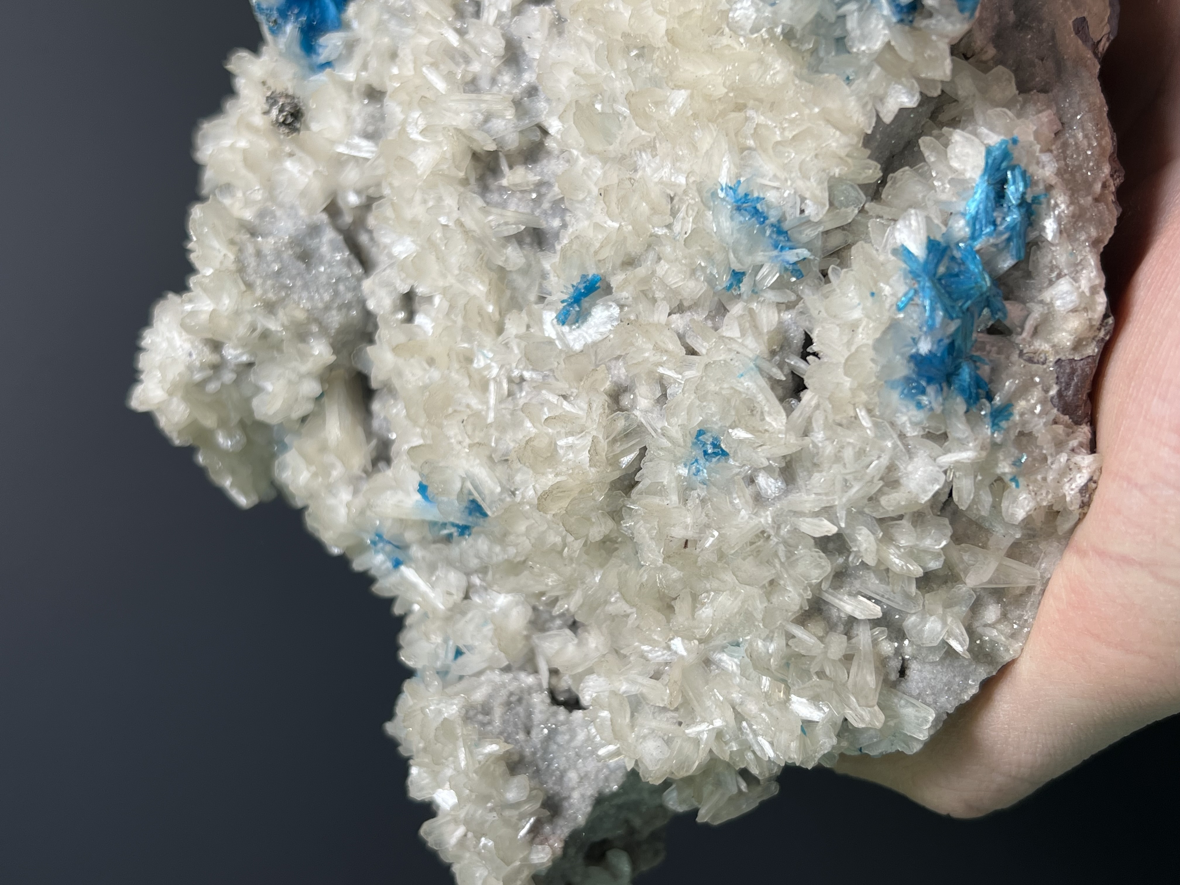 Museum Grade, Cavansite On Stilbite Specimen, 1,7kg