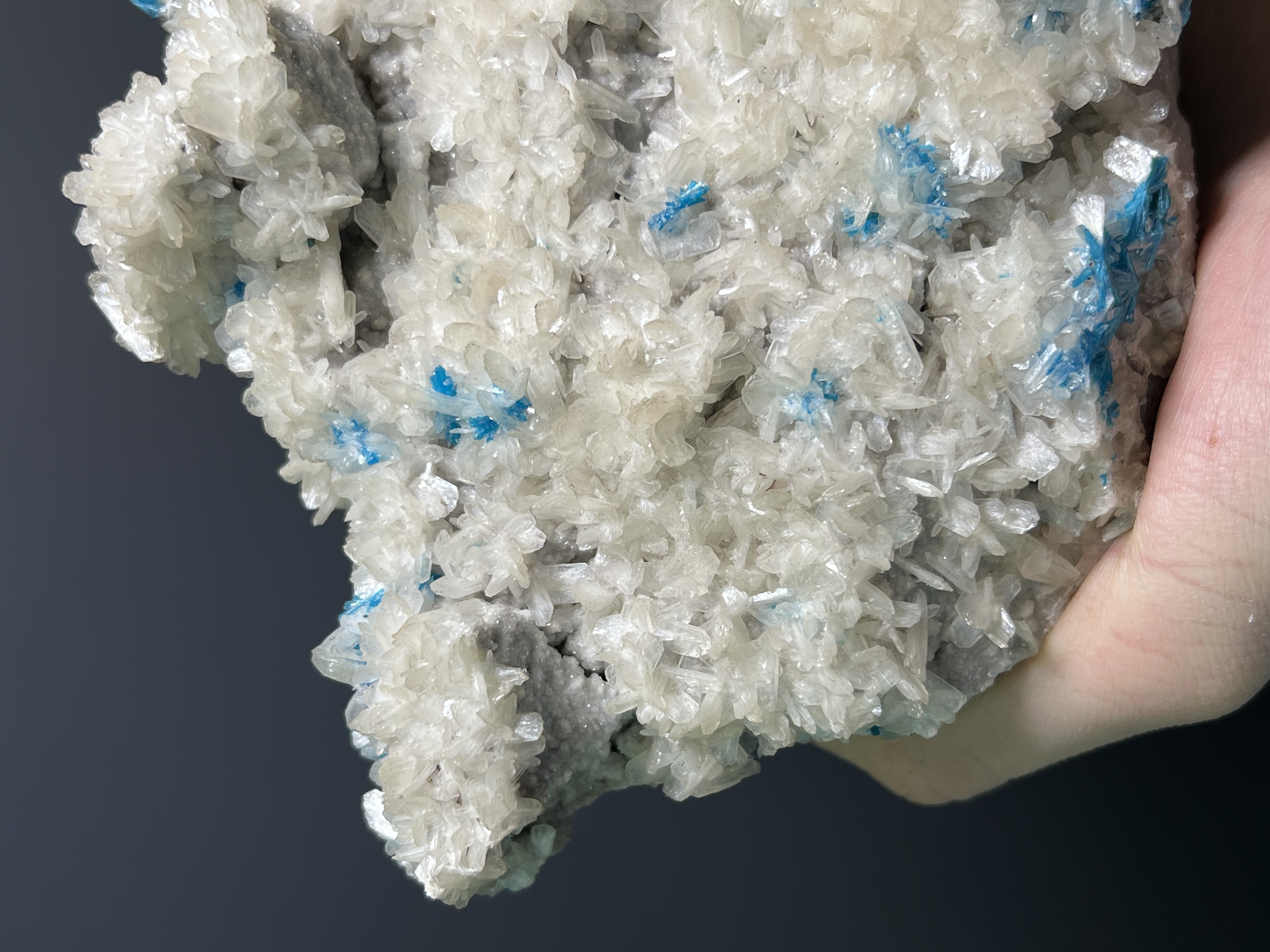 Museum Grade, Cavansite On Stilbite Specimen, 1,7kg