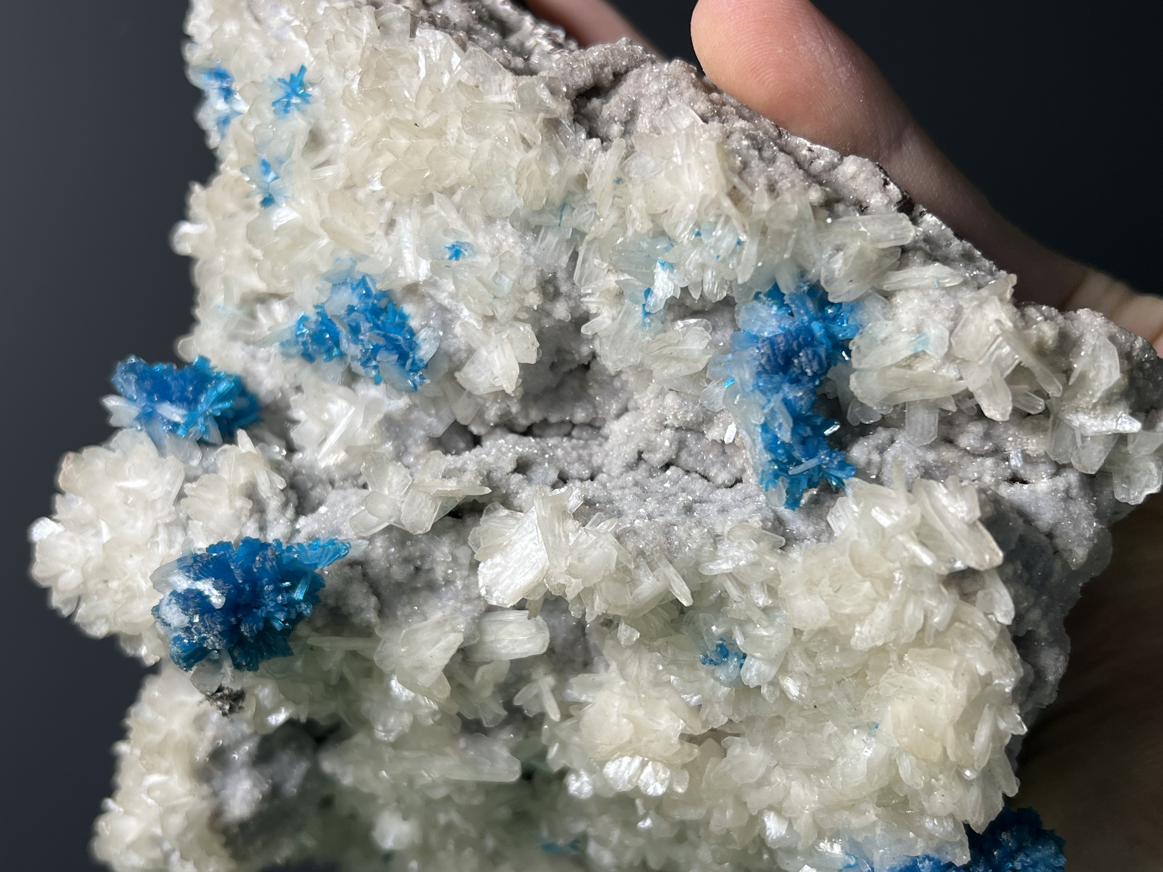 Museum Grade, Cavansite On Stilbite Specimen, 1,7kg