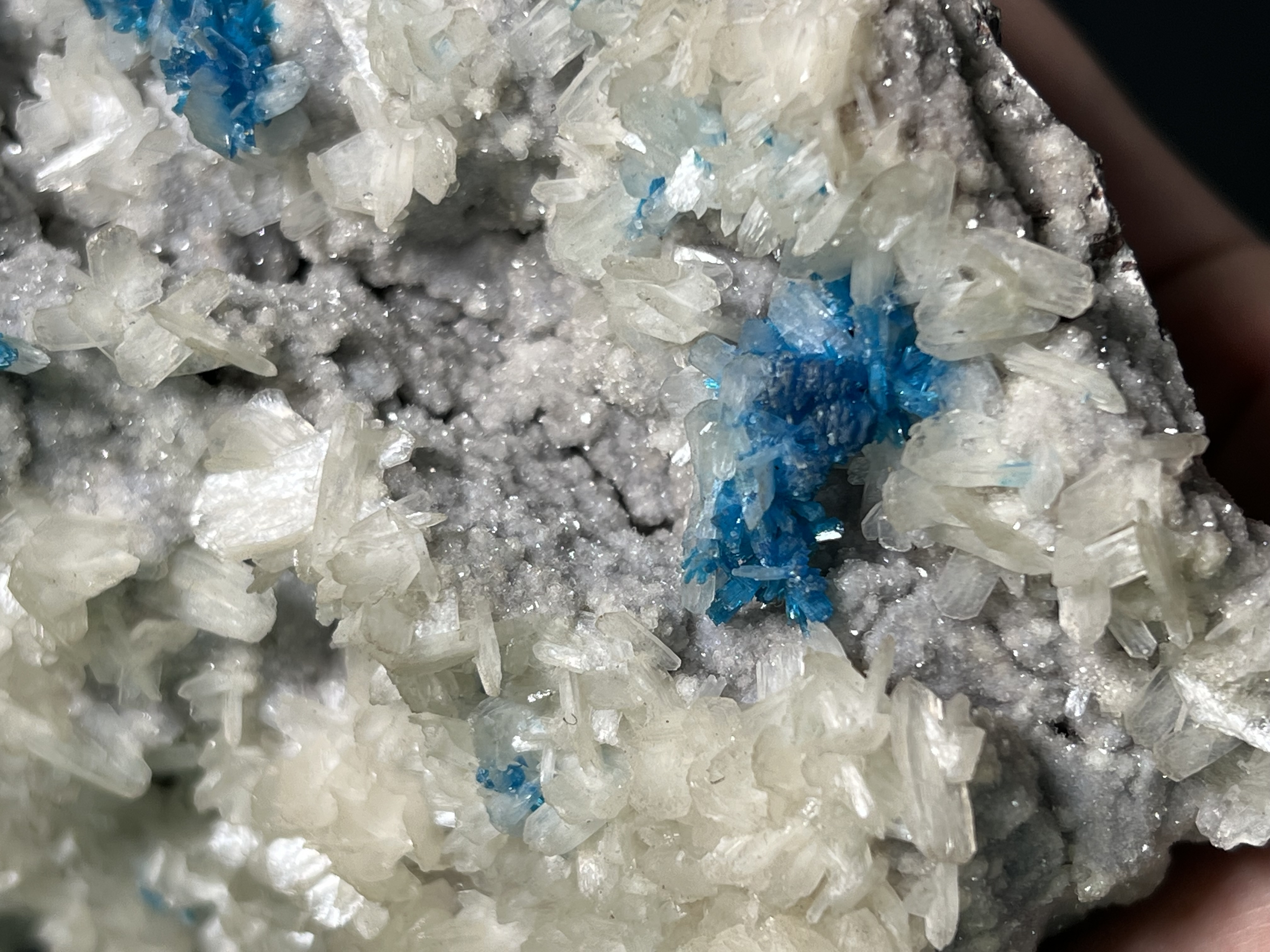 Museum Grade, Cavansite On Stilbite Specimen, 1,7kg
