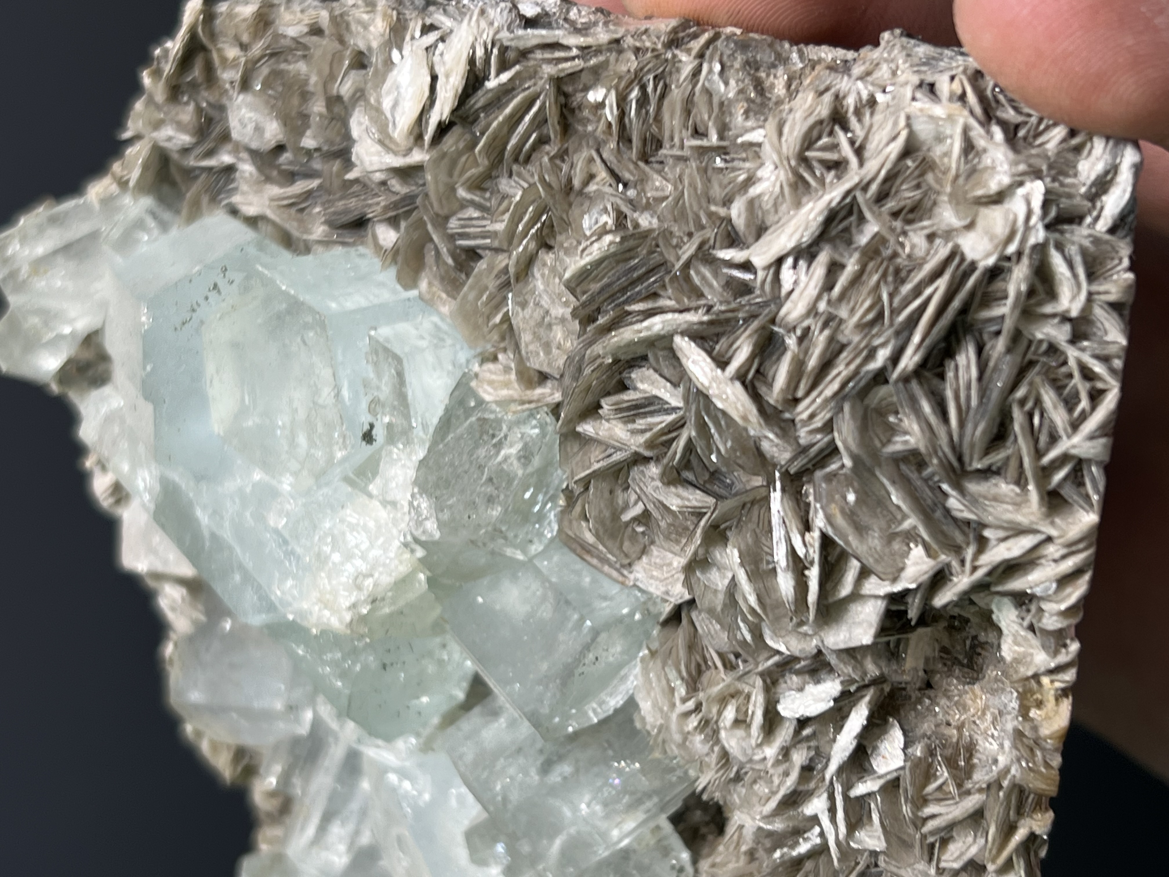 Museum Grade, Aquamarine With Muscovite Specimen, 700gram